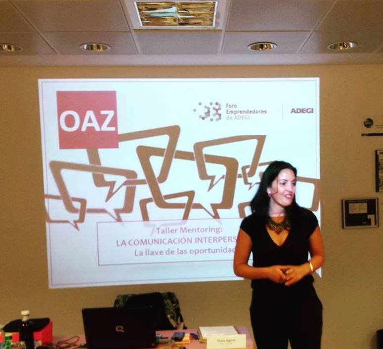 Comunicación interpersonal, foro emprendedores de Adegi